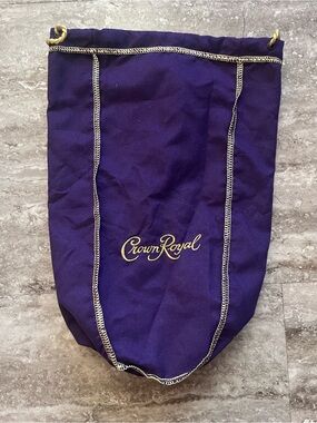 Crown Royal Purple Drawstring Bag